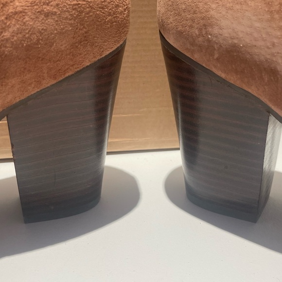 Brown Suede Ankle Boots - Picture 4 of 5